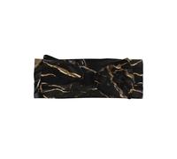 WZYCWB Diadema de moño para bebé, diseño de mármol negro y dorado, accesorio elástico para el cabello, adecuada para bebés de 0 a 6 meses, regalo muy significativo
