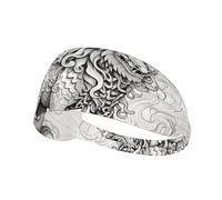 WZYCWB Diadema deportiva con estampado de animales mitológicos, banda deportiva para el sudor, absorbe la humedad