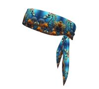 WZYCWB Diadema deportiva con estampado de caballito de mar azul, pañuelo para hombre y mujer, para jugar a la pelota, correr por la mañana, deportes al aire libre