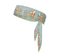 WZYCWB Diadema deportiva con estampado de mariposa de gatito, pañuelo para hombre y mujer, para jugar a la pelota, correr por la mañana, deportes al aire libre
