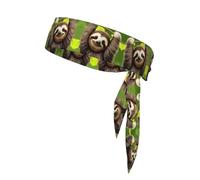 WZYCWB Diadema deportiva con estampado de perezoso, pañuelo para hombres y mujeres, para jugar a la pelota, correr por la mañana, deportes al aire libre