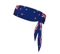 WZYCWB Diadema deportiva con patrón de bandera de Nueva Zelanda para bádminton, escalada de montaña y ciclismo, diadema que absorbe el sudor