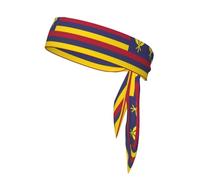 WZYCWB Diadema deportiva con patrón de bandera del Reino de Hawái para bádminton, escalada de montaña y ciclismo, diadema que absorbe el sudor