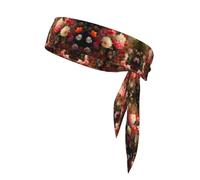 WZYCWB Diadema deportiva con patrón de flores para bádminton, escalada de montaña y ciclismo que absorbe el sudor