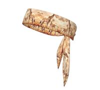 WZYCWB Diadema deportiva con patrón de jirafa madre e hijo para bádminton, escalada de montaña y ciclismo que absorbe el sudor