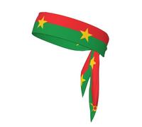 WZYCWB Diadema deportiva estampada con bandera de Burkina Faso, pañuelo para hombre y mujer, para jugar a la pelota, correr por la mañana, deportes al aire libre