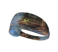 WZYCWB Diadema deportiva estampada con diseño de patos Mallard, banda deportiva para el sudor, absorbe la humedad