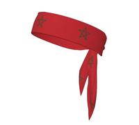 WZYCWB Diadema deportiva estampada con la bandera de Marruecos, pañuelo para hombre y mujer, para jugar a la pelota, correr por la mañana, deportes al aire libre