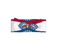 WZYCWB Diadema elástica con lazo para bebé con la bandera del estado de Missouri, accesorios para el cabello, adecuada para bebés de 0 a 6 meses, regalo muy significativo