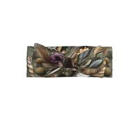 WZYCWB Diadema elástica con lazo para bebé con plumas y flores, accesorio para el pelo, adecuada para bebés de 0 a 6 meses, regalo muy significativo