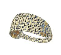 WZYCWB Diadema elástica para ejercicio, deportes al aire libre, fitness, yoga, correr, ciclismo, laberinto, mapa del tesoro