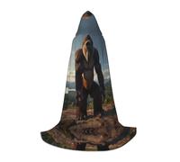 WZYCWB Disfraz de Gorilas con capucha con patrón S, accesorios para disfraz de fiesta de vacaciones