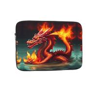 WZYCWB Dragon King in Fire - Funda para portátil de 13 pulgadas impresa para portátiles de 10 a 17 pulgadas, perfecta para negocios, oficina, escuela o universidad.