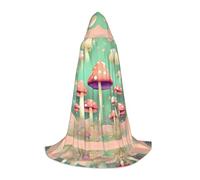 WZYCWB Dream Mushroom S - Capa con capucha estampada juvenil perfecta para magos y disfraces de juego de rol (S-L)