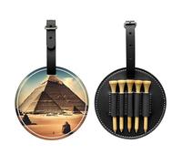 WZYCWB Dreaming of The Pyramids of Khufu - Bolsa de almacenamiento para camisetas de golf con impresión especial, diseño de hebilla portátil para colgar, Black, Talla única, Maleta