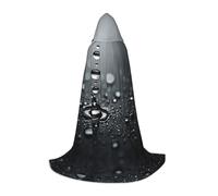 WZYCWB Drops Water Print M Capa con capucha | Disfraz de cosplay, accesorio de fiesta de anime de Halloween