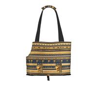 WZYCWB Egyptian Pharaonic Frescoes - Bolsa de viaje ligera para gatos y bolsa de hombro transpirable para perros pequeños para una fácil portabilidad