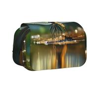 WZYCWB El estuche portátil Dragonfly Flies es ideal para organizar bolígrafos en la oficina o guardar brochas de maquillaje