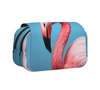 WZYCWB El estuche portátil Mighty Flamingo es ideal para organizar bolígrafos en la oficina o guardar brochas de maquillaje