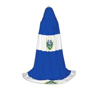 WZYCWB El Salvador M - Capa con capucha estampada juvenil perfecta para magos y disfraces de juego de rol (S-L)