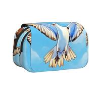 WZYCWB Estuche portátil con estampado de gaviotas en vuelo, ideal para organizar bolígrafos en la oficina o guardar brochas de maquillaje