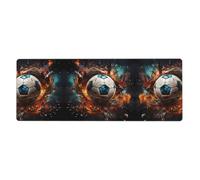 WZYCWB Firecracker - Alfombrilla de ratón de fútbol de 11.8 x 31.5 pulgadas, adecuada para portátiles y entornos de oficina