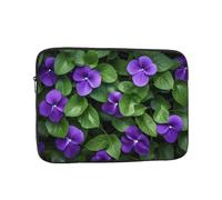 WZYCWB Funda para portátil de 17 pulgadas con flores violetas compatible con portátiles de 10 a 17 pulgadas. Un accesorio ligero, portátil y elegante.