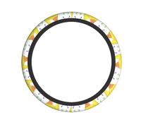 WZYCWB Funda para volante, agradable al tacto y suave, absorbe el sudor y diseño transpirable, antideslizante y resistente al desgaste