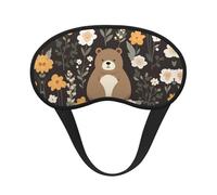 WZYCWB Funny Bear - Antifaz para dormir, cobertura completa, alivia la fatiga ocular