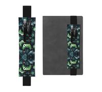 WZYCWB Gamepad Circuit Version - Portalápices de PVC de gran capacidad impreso + bolsa creativa para bolígrafos con banda elástica y diseño antideslizante