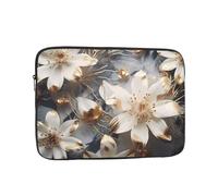WZYCWB Golden Lilies - Funda estampada para portátil de 13 pulgadas para portátiles de 10 a 17 pulgadas, perfecta para negocios, oficina, escuela o universidad.