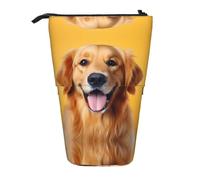 WZYCWB Golden Retriever - Portalápices retráctil impreso para dormitorio u oficina.