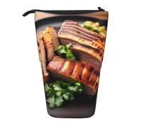 WZYCWB Golden Roast - Estuche retráctil para bolígrafos, estuche para lápices de papelería, para niños y niñas