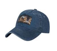 WZYCWB Gorra de béisbol con estampado negro de rugby on Fire, gorra de béisbol deportiva e informal, visera solar, azul marino, Talla única