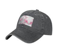 WZYCWB Gorra de béisbol de moda con flamenco rosa, negra, deportiva e informal, de secado rápido, transpirable, Deep Heather, talla nica