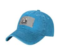 WZYCWB Gorra de béisbol de moda negra gris rata, deportiva e informal, de secado rápido, transpirable, azul, Talla única