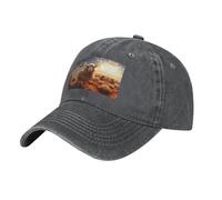 WZYCWB Gorra de béisbol negra de oveja australiana, deportiva, informal, de secado rápido, transpirable, para golf, Deep Heather, talla nica