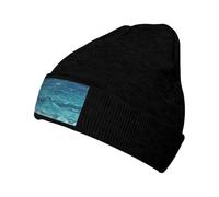 WZYCWB Gorro de punto cálido con estampado de mar azul profundo. Perfecto para actividades al aire libre, viajes diarios y viajes.