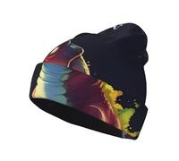WZYCWB Gorro de punto sin ala con estampado de dinosaurio de boca grande, versátil y cómodo para viajes diarios y viajes
