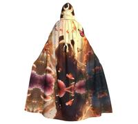 WZYCWB Heads Up Bear - Capa con capucha de Halloween, unisex, adecuada para fiestas de cosplay de Halloween