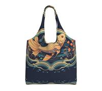 WZYCWB Heads Up Fish - Bolsa de lona con un solo hombro, bolsa de lona diaria de moda, adecuada para viajes diarios y compras