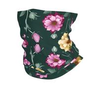 WZYCWB Hermosa bandana deportiva estampada con flores moradas, diadema unisex, absorbente y de secado rápido, adecuada para una variedad de fitness y deportes al aire libre