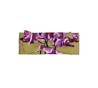 WZYCWB Hermosa diadema con lazo de orquídeas, accesorios para el pelo para niños, 0-6 meses, lazos para el pelo para recién nacidos, bebés y niños pequeños