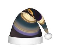 WZYCWB Hermoso sombrero de fiesta de Navidad con patrón de Saturno, regalo de actividad de clase infantil, accesorio de decoración de vacaciones de Navidad