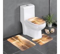 WZYCWB Juego de alfombras de baño de 3 piezas con diseño de cisne en el lago, felpudo de dormitorio, tapete de cocina, bañera y decoración del hogar