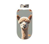 WZYCWB Juego de manta para envolver con estampado de avatar de alpaca + bonita diadema, manta para bebé después del baño