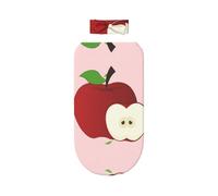 WZYCWB Juego de manta para envolver con estampado de frutas rojas de dibujos animados + bonita diadema, manta para bebé después del baño