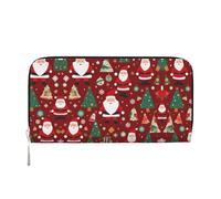 WZYCWB Las bolsas de mano de cuero con cremallera y tarjetero de Deer by the River son perfectas para viajes o uso diario, Bonito regalo de Papá Noel, Talla única
