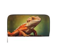 WZYCWB Las bolsas de mano de piel con diseño de girasol Avatar con cremallera y tarjeteros, son perfectas para viajes o uso diario, Lively Lizards, Talla única