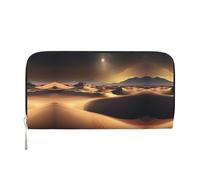 WZYCWB Las bolsas de mano de piel coral con cremallera y tarjetero son perfectas para viajes o uso diario, Desierto del Sahara, Talla única